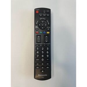 Panasonic TV Remote Control Black Viera Tools SD Card Input
